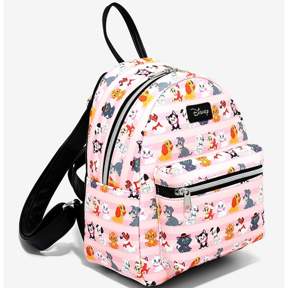 Sold! NIP Loungefly Cats and dogs mini backpack - Picture 3 of 4